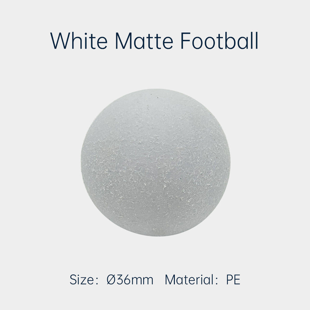 White Matte Football,Table Soccer Ball,Foosball Table Accessories
