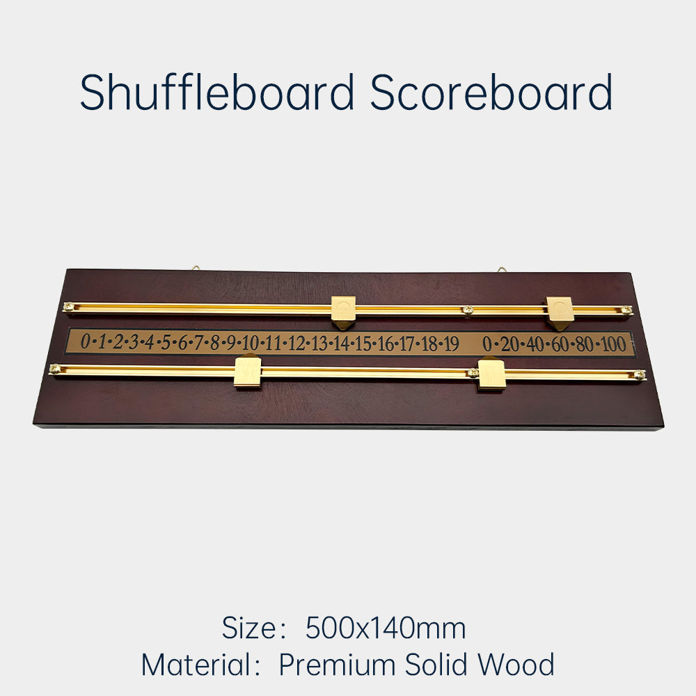 Shuffleboard Scoreboard,Solid Wood Scoreboard,Shuffleboard Table Accessories
