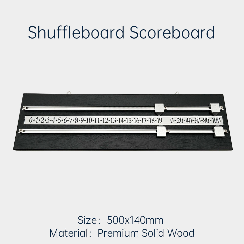 Shuffleboard Scoreboard,Solid Wood Scoreboard,Shuffleboard Table Accessories