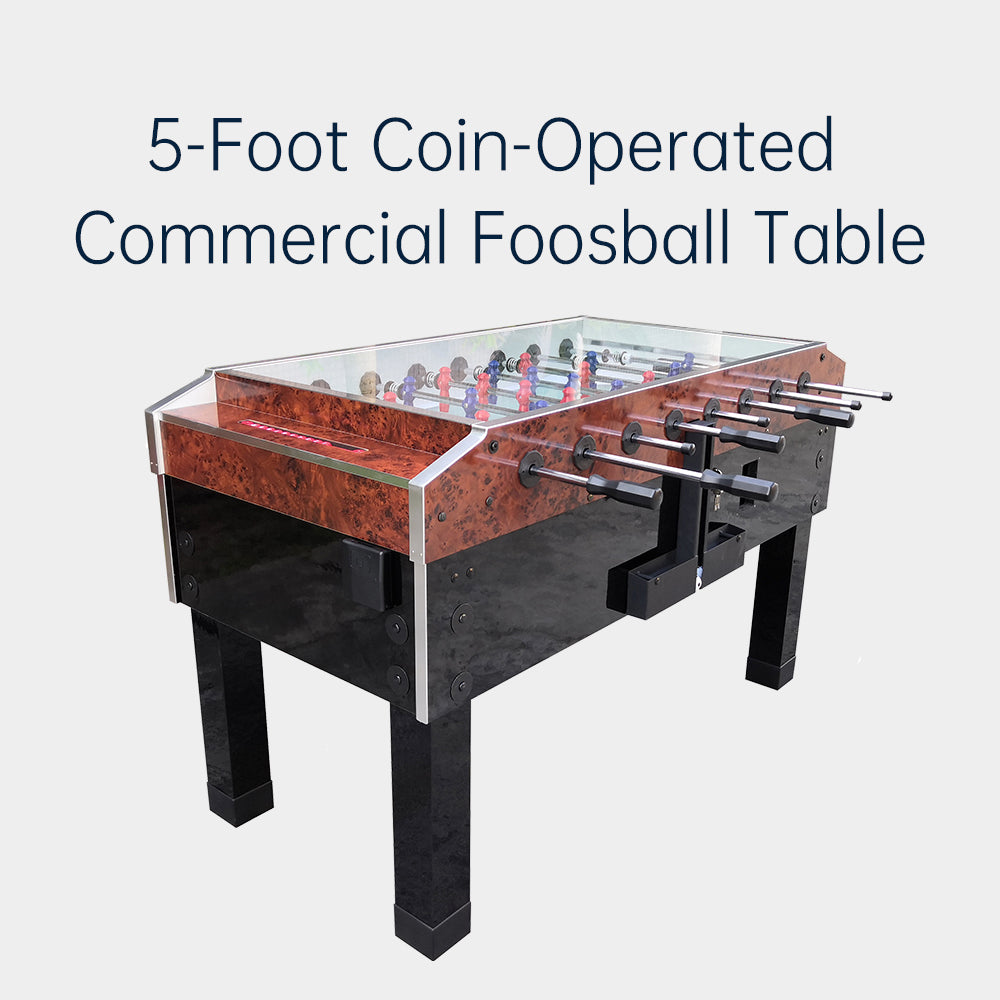 5-Foot Coin-Operated Commercial Foosball Table,Home Entertainment, Community Entertainment, Party Entertainment, Manufacturer Direct Sales