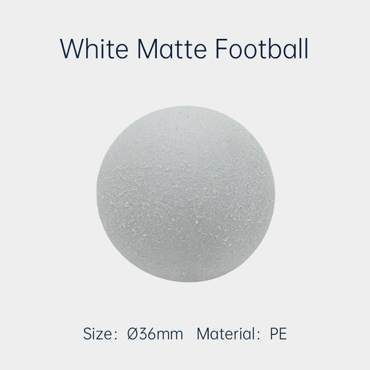 White Matte Football,Table Soccer Ball,Foosball Table Accessories