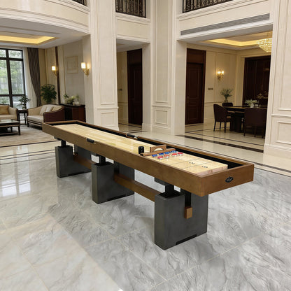 12-Foot Luxury Shuffleboard Table – Factory Direct Manufacturer for Home & Family Entertainmentb