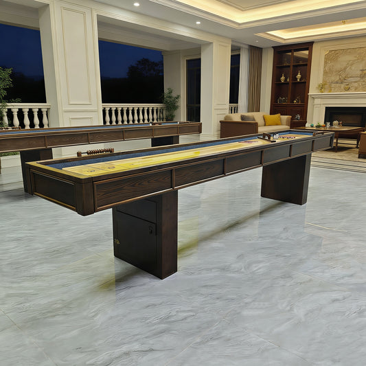 12-Foot Luxury Shuffleboard Table – Factory Direct Manufacturer for Home & Family Entertainment