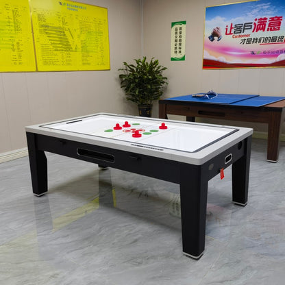6-in-1 Multi-Game Table,Billiards,Air Hockey,Table Tennis,Dining Table/ Conference Table,Poker Roulette Table，Factory Direct Sales