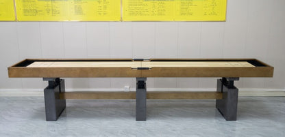 12-Foot Luxury Shuffleboard Table – Factory Direct Manufacturer for Home & Family Entertainmentb