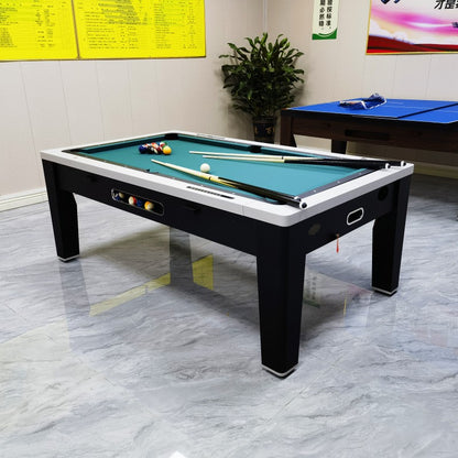 6-in-1 Multi-Game Table,Billiards,Air Hockey,Table Tennis,Dining Table/ Conference Table,Poker Roulette Table，Factory Direct Sales