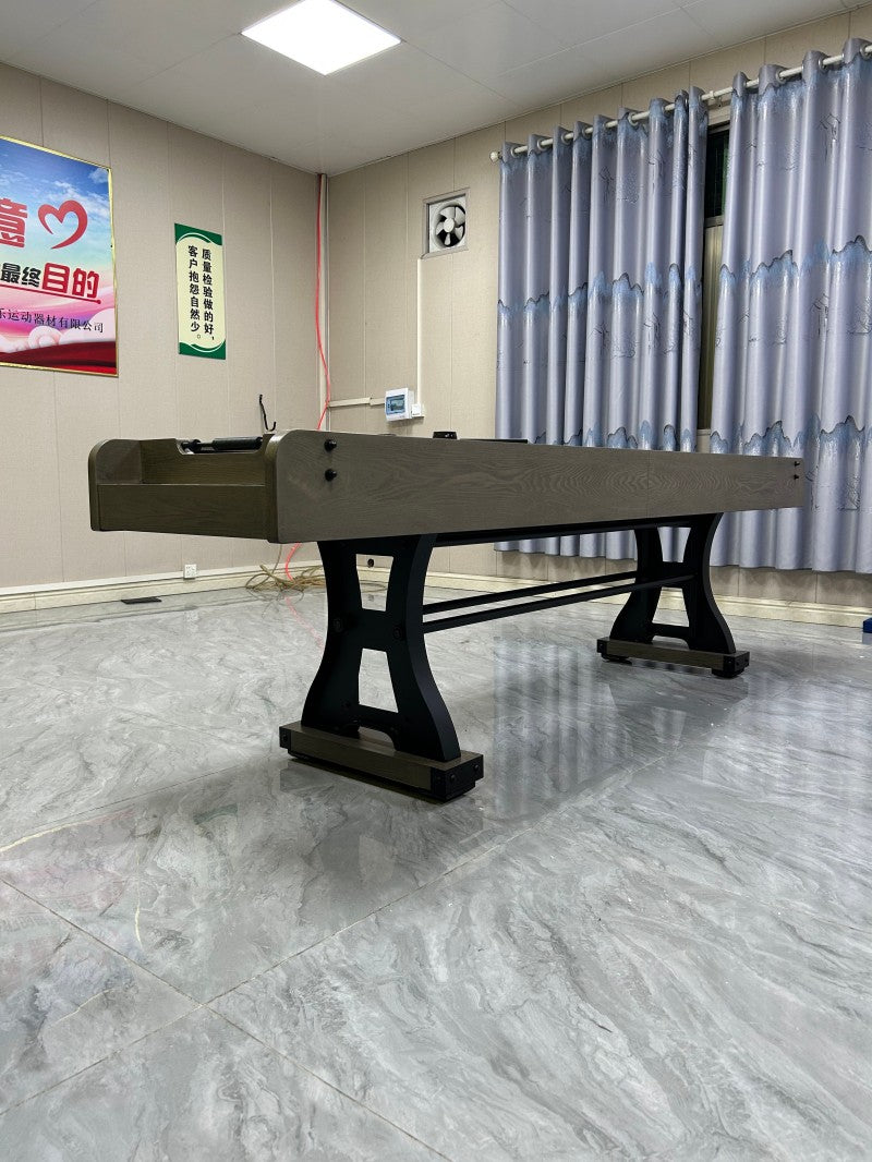 9-Foot Luxury Shuffleboard Table – Factory Direct Manufacturer for Home & Family Entertainment