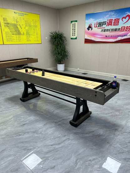 9-Foot Luxury Shuffleboard Table – Factory Direct Manufacturer for Home & Family Entertainment