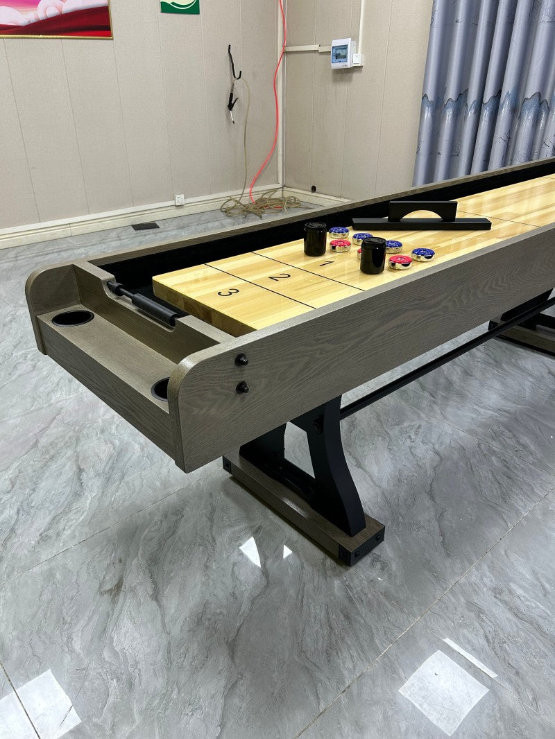 9-Foot Luxury Shuffleboard Table – Factory Direct Manufacturer for Home & Family Entertainment
