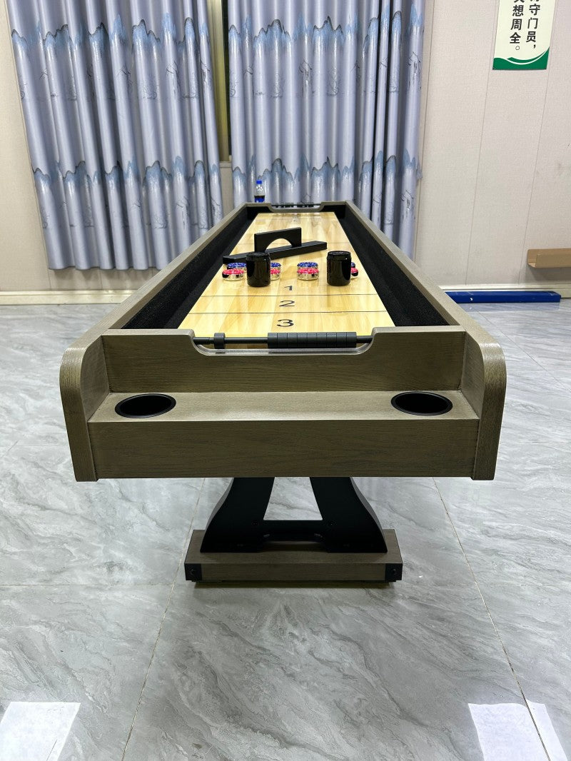 9-Foot Luxury Shuffleboard Table – Factory Direct Manufacturer for Home & Family Entertainment