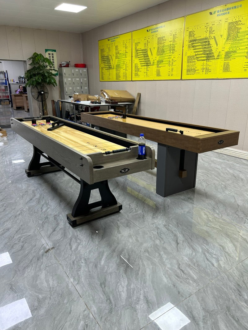 9-Foot Luxury Shuffleboard Table – Factory Direct Manufacturer for Home & Family Entertainment