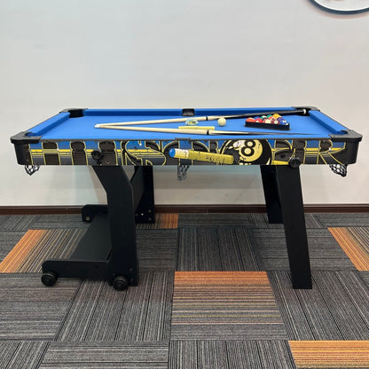 5-Foot Folding Billiard Table, Home Use Pool Table, Game Room, Factory Direct Sales, Children Game Table