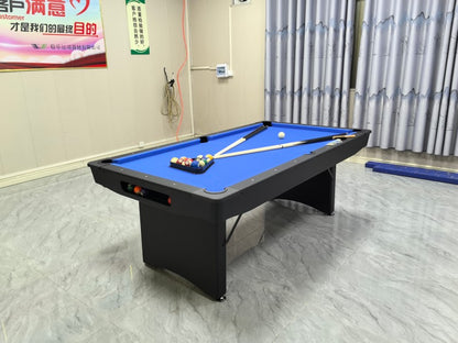 7-Foot Folding Billiard Table, No Assembly Required, Folding Home Use Pool Table, Game Room, Factory Direct Sales