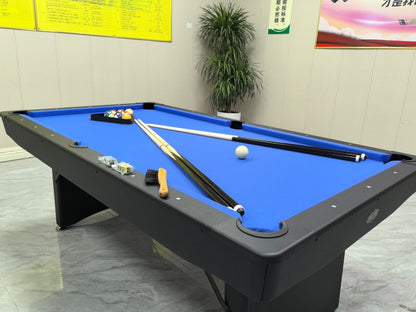 7-Foot Folding Billiard Table, No Assembly Required, Folding Home Use Pool Table, Game Room, Factory Direct Sales