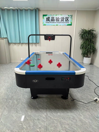 8-Foot Deluxe Air Hockey Table,Air Hockey Table 7FT for Home Game Room with Electronic Scoring System