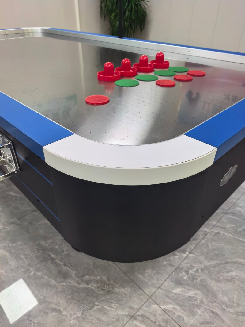 8-Foot Deluxe Air Hockey Table,Air Hockey Table 7FT for Home Game Room with Electronic Scoring System