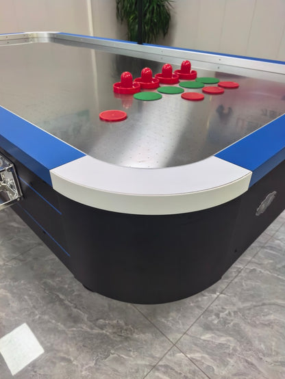 8-Foot Deluxe Air Hockey Table,Air Hockey Table 7FT for Home Game Room with Electronic Scoring System