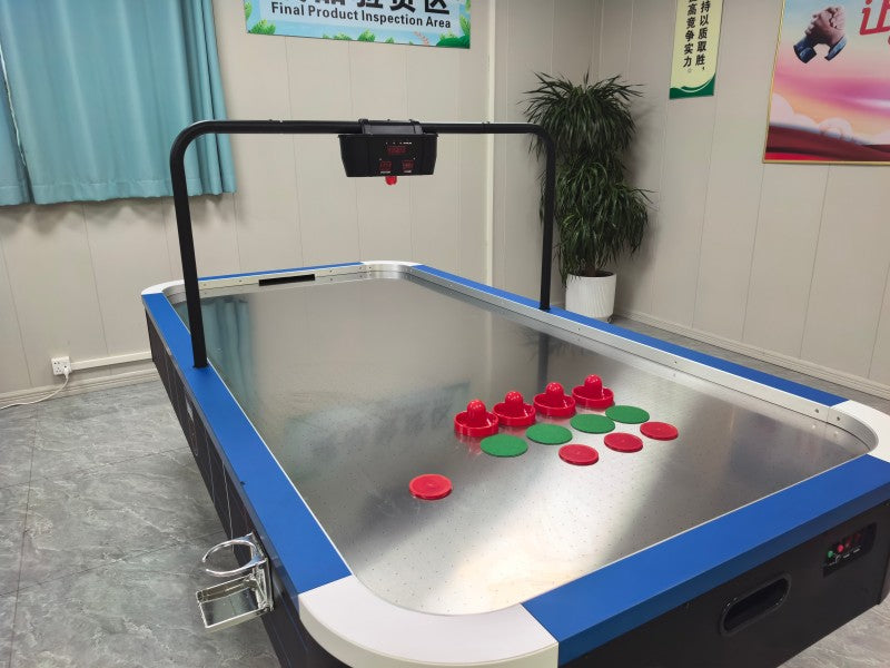 8-Foot Deluxe Air Hockey Table,Air Hockey Table 7FT for Home Game Room with Electronic Scoring System