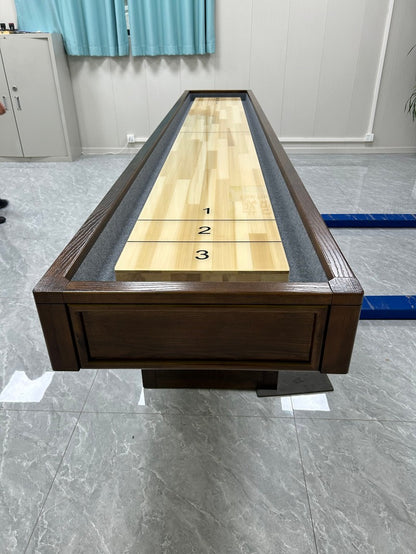 12-Foot Luxury Shuffleboard Table – Factory Direct Manufacturer for Home & Family Entertainment