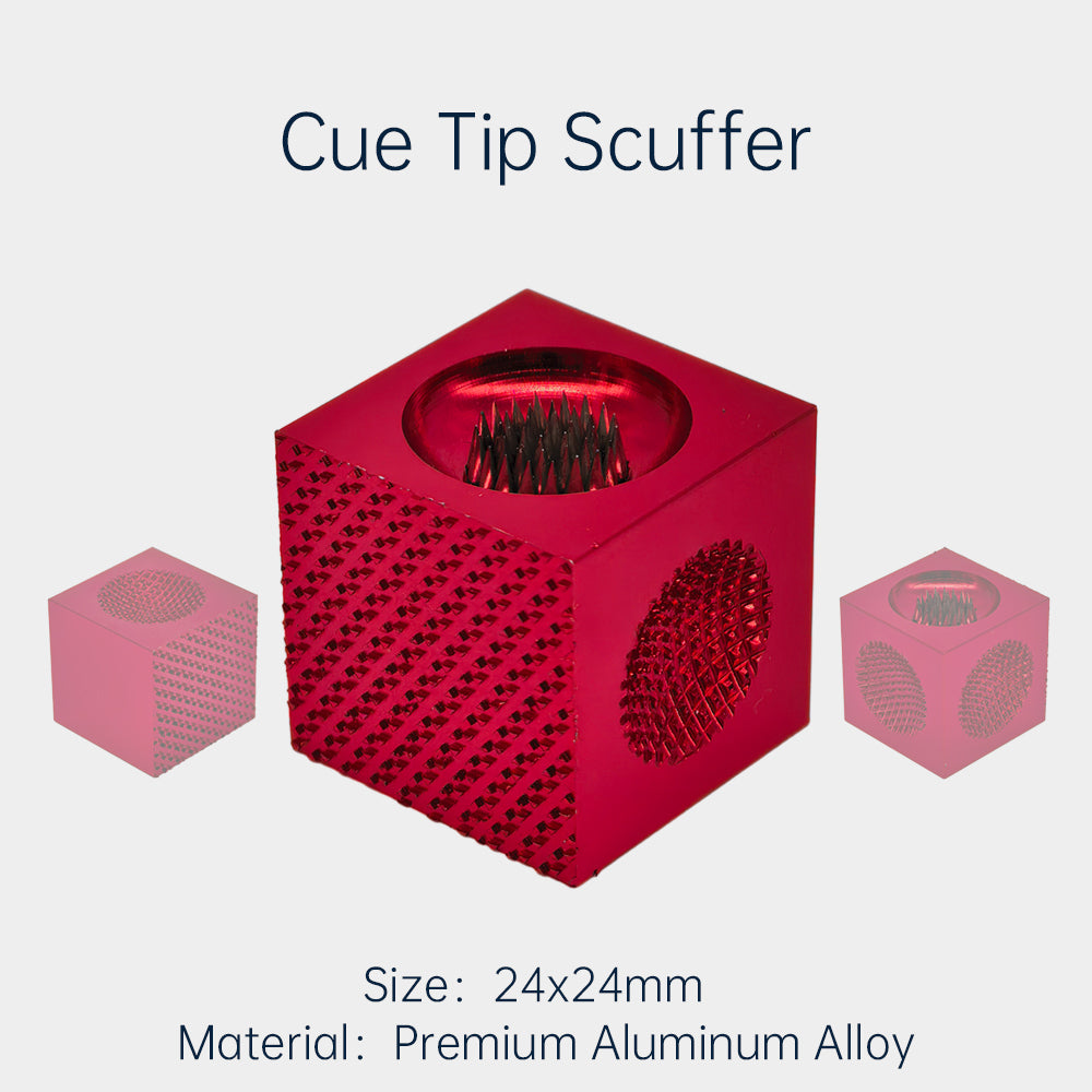 Cue Tip Scuffer,Leather Head Repair Tool,Billiard Cue Accessories