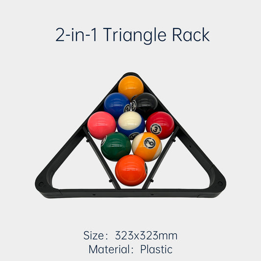 2-in-1 Triangle Rack,Billiard Ball Racks,Billiard Table Accessories