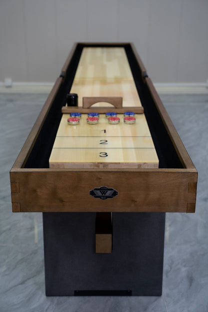 12-Foot Luxury Shuffleboard Table – Factory Direct Manufacturer for Home & Family Entertainmentb