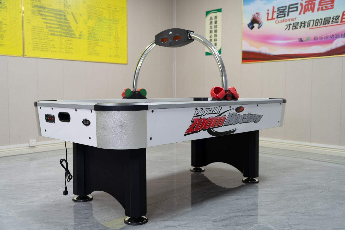 7-Foot Deluxe Air Hockey Table,Board Games, Family Entertainment, Manufacturer Direct Sales