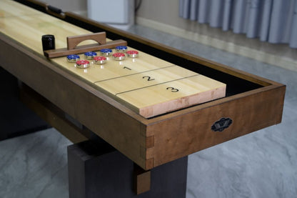 12-Foot Luxury Shuffleboard Table – Factory Direct Manufacturer for Home & Family Entertainmentb