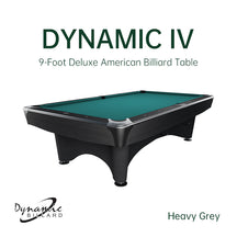 Billiard Table, Pool, Dynamic IV, professional tournament-grade models