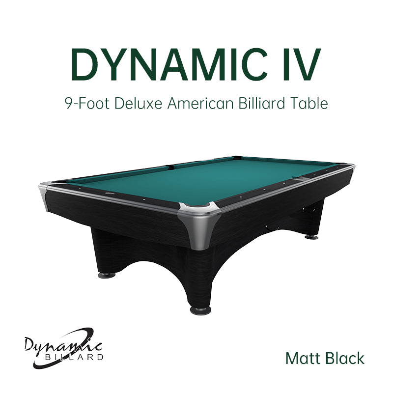 Billiard Table, Pool, Dynamic IV, professional tournament-grade models