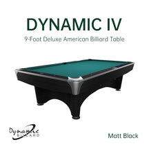 Billiard Table, Pool, Dynamic IV, professional tournament-grade models