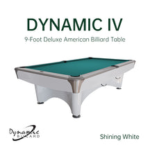 Billiard Table, Pool, Dynamic IV, professional tournament-grade models