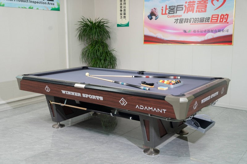 9-Foot American Billiard Table,Billiard Table, Pool, for Commercial & Home,  Factory Direct Sales