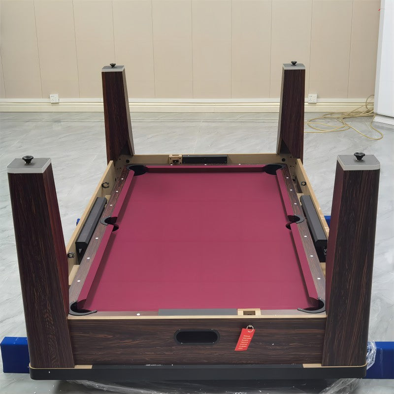 6-in-1 Multi-Game Table,Billiards,Air Hockey,Table Tennis,Dining Table/ Conference Table,Poker Roulette Table，Factory Direct Sales
