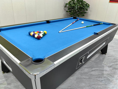 7-Foot Coin-Operated Billiard Table, American-Style Billiard,Pool Club Tables, Bars, Party Venues, Manufacturer Direct Sales