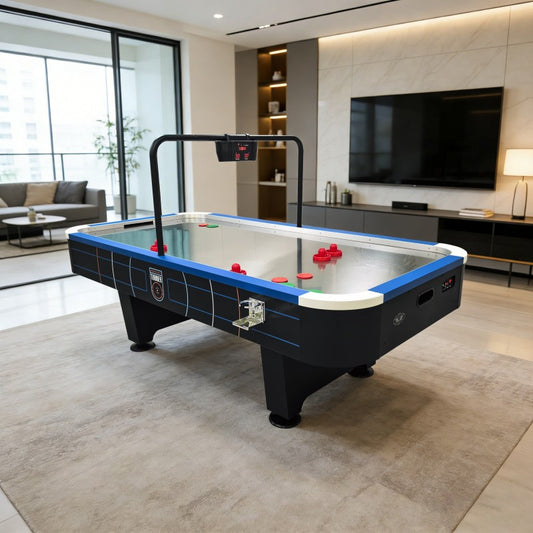 8-Foot Deluxe Air Hockey Table,Air Hockey Table 7FT for Home Game Room with Electronic Scoring System