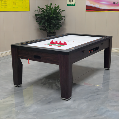 6-in-1 Multi-Game Table,Billiards,Air Hockey,Table Tennis,Dining Table/ Conference Table,Poker Roulette Table，Factory Direct Sales