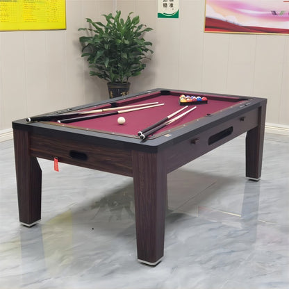 6-in-1 Multi-Game Table,Billiards,Air Hockey,Table Tennis,Dining Table/ Conference Table,Poker Roulette Table，Factory Direct Sales