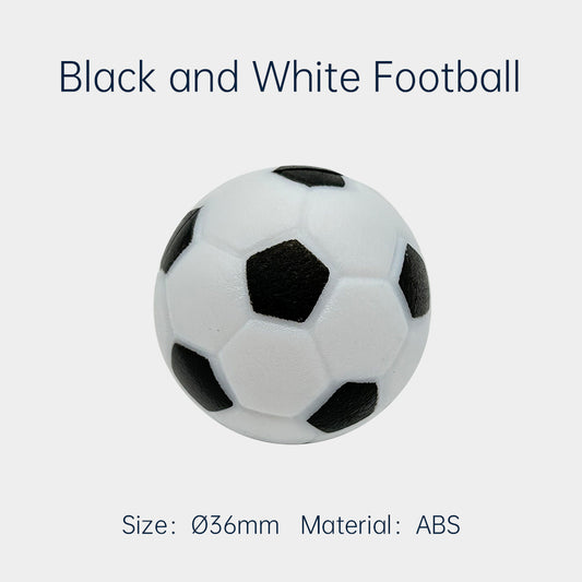 Black and White Football,Table Soccer Ball,Foosball Table Accessories