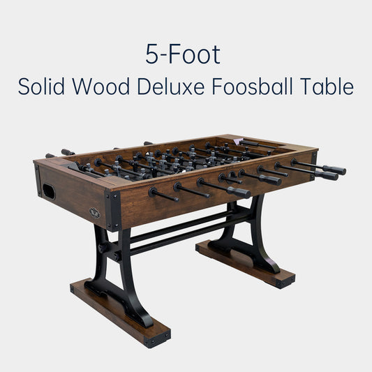 5-Foot  Solid Wood Deluxe Foosball Table,Home Entertainment, Community Entertainment, Party Entertainment, Manufacturer Direct Sales