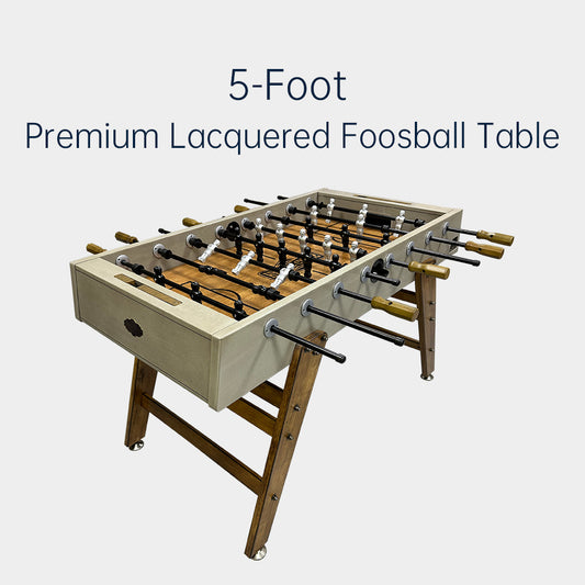 5-Foot Premium Lacquered Foosball Table,Home Entertainment, Community Entertainment, Party Entertainment, Manufacturer Direct Sales