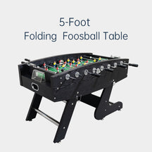 5-Foot Folding Foosball Table,Home Entertainment, Community Entertainment, Party Entertainment, Manufacturer Direct Sales