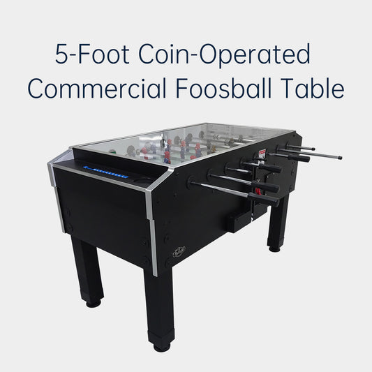 5-Foot Coin-Operated  Commercial Foosball Table,Home Entertainment, Community Entertainment, Party Entertainment, Manufacturer Direct Sales