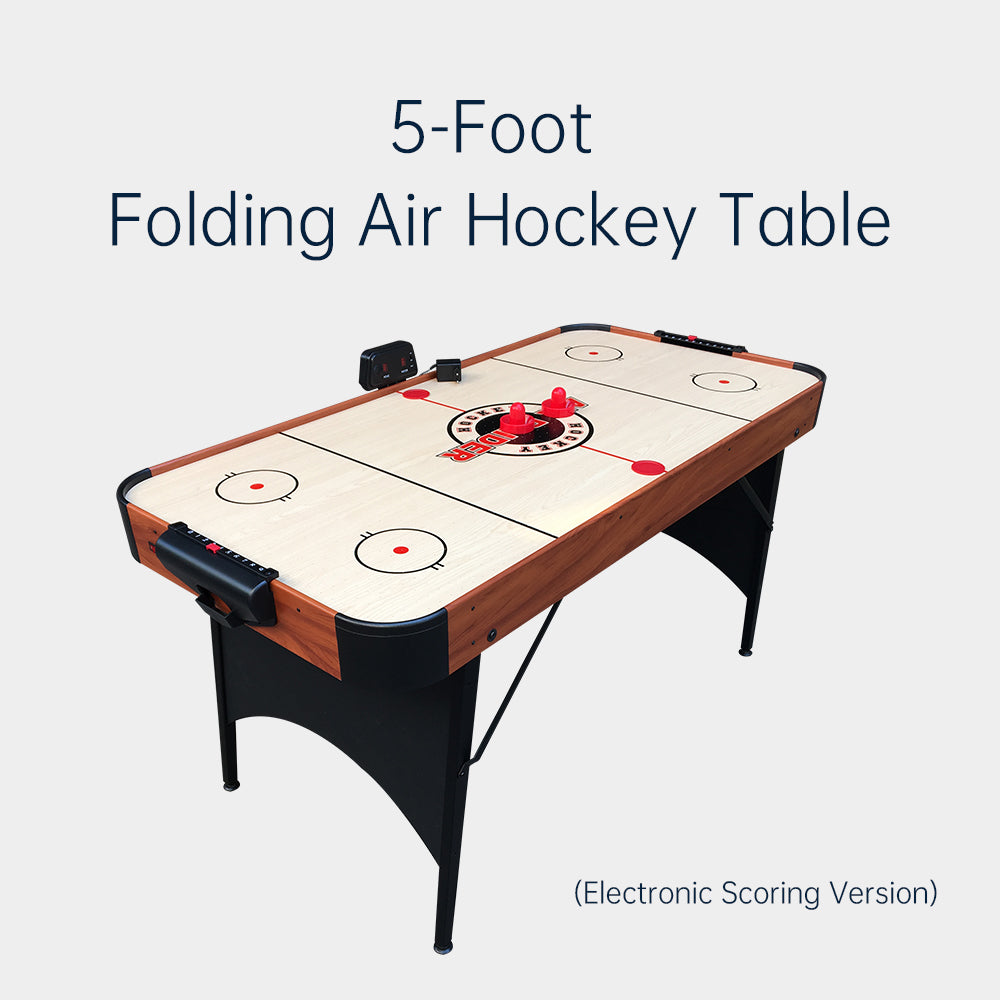5-Foot Standing Foldable  Air Hockey Table,Board Games, Family Entertainment, Manufacturer Direct Sales