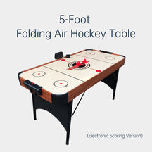 5-Foot Standing Foldable  Air Hockey Table,Board Games, Family Entertainment, Manufacturer Direct Sales