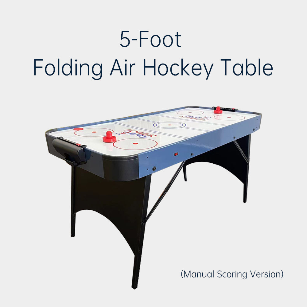5-Foot Standing Foldable  Air Hockey Table,Board Games, Family Entertainment, Manufacturer Direct Sales