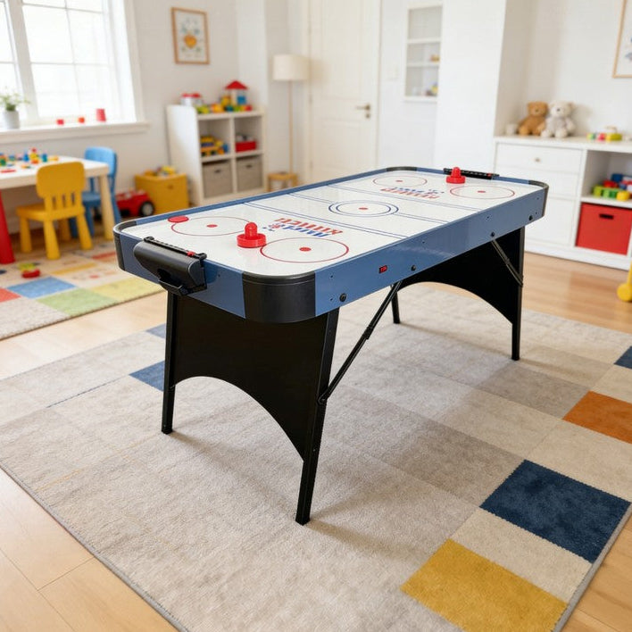 5-Foot Standing Foldable  Air Hockey Table,Board Games, Family Entertainment, Manufacturer Direct Sales