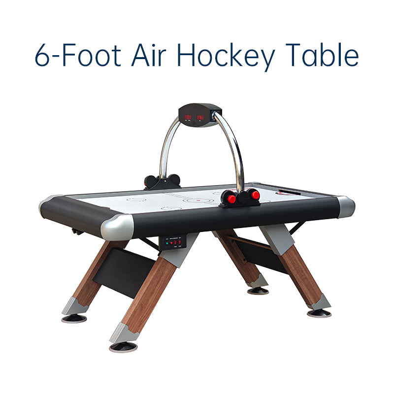 6-Foot Air Hockey Table,Electronic Scoring, for Home Game Room,with Pucks & Pushers