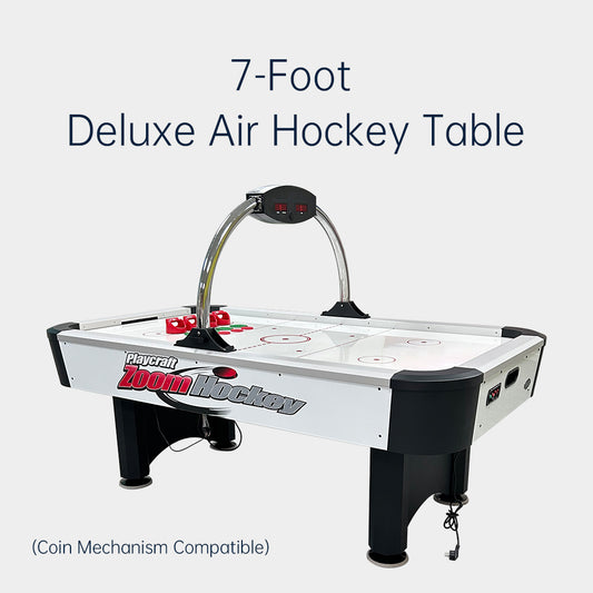 7-Foot Deluxe Air Hockey Table,Board Games, Family Entertainment, Manufacturer Direct Sales