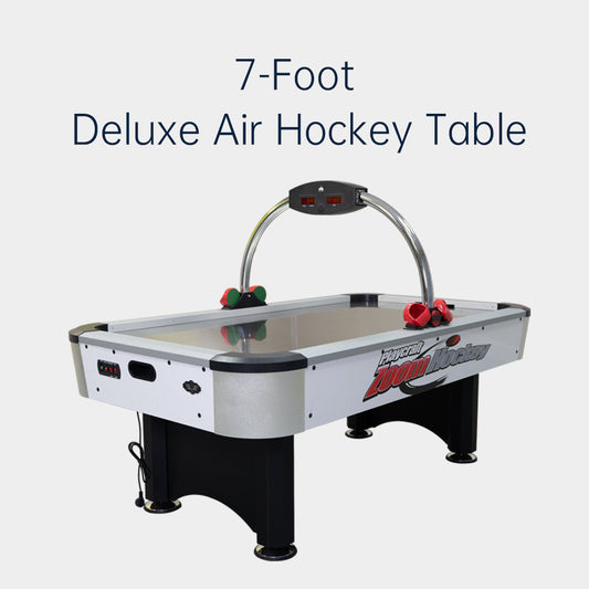 7-Foot Deluxe Air Hockey Table,Board Games, Family Entertainment, Manufacturer Direct Sales